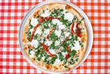 Roasted Red Pepper & Spinach Pizza