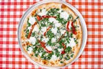 Roasted Red Pepper & Spinach Pizza