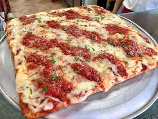 Thin Crust Grandma Pizza