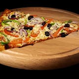 Greek Gourmet Pizza Slice