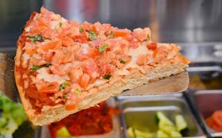 Chicken Bruschetta Pizza