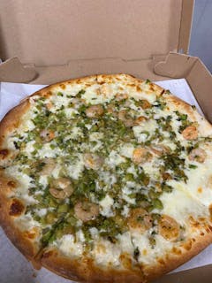 Hand Tossed Shrimp Pizza