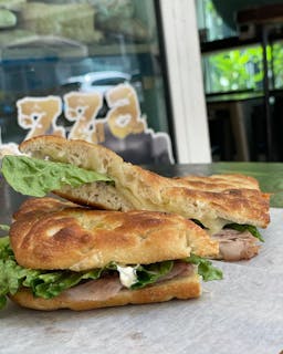 Ham & Mozzarella Focaccia