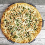#8 Spinach Chicken Alfredo Pizza