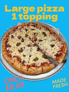 Large Pizza 1 Topping