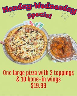 Pizza and Wings Deal