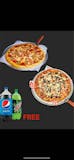 Buy Any Two Large Specialty Pizzas & Get a 2-liter Soda Free