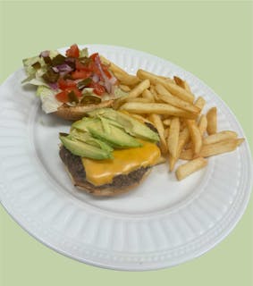 Maria’s Avocado Cheeseburger