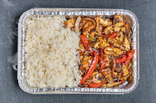 Teriyaki Stir Fry Chicken Rice Bowl