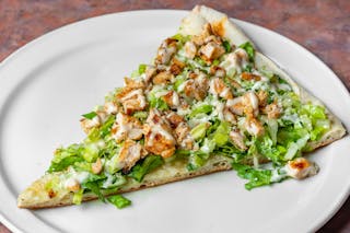 Grilled Chicken Caesar Salad Pizza