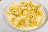 Fiocchi di pera e gorgonzola