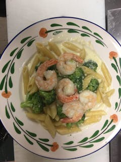 Shrimp & Broccoli Alfredo