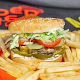 Jalapeno Burger w/fries