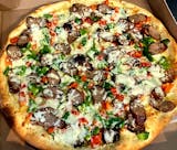Sausage peppers & Onions  Pizza Pie