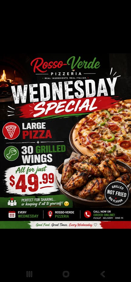 Rosso-Verde - View Menu & Order Online - 652 Eagle St, Utica, NY