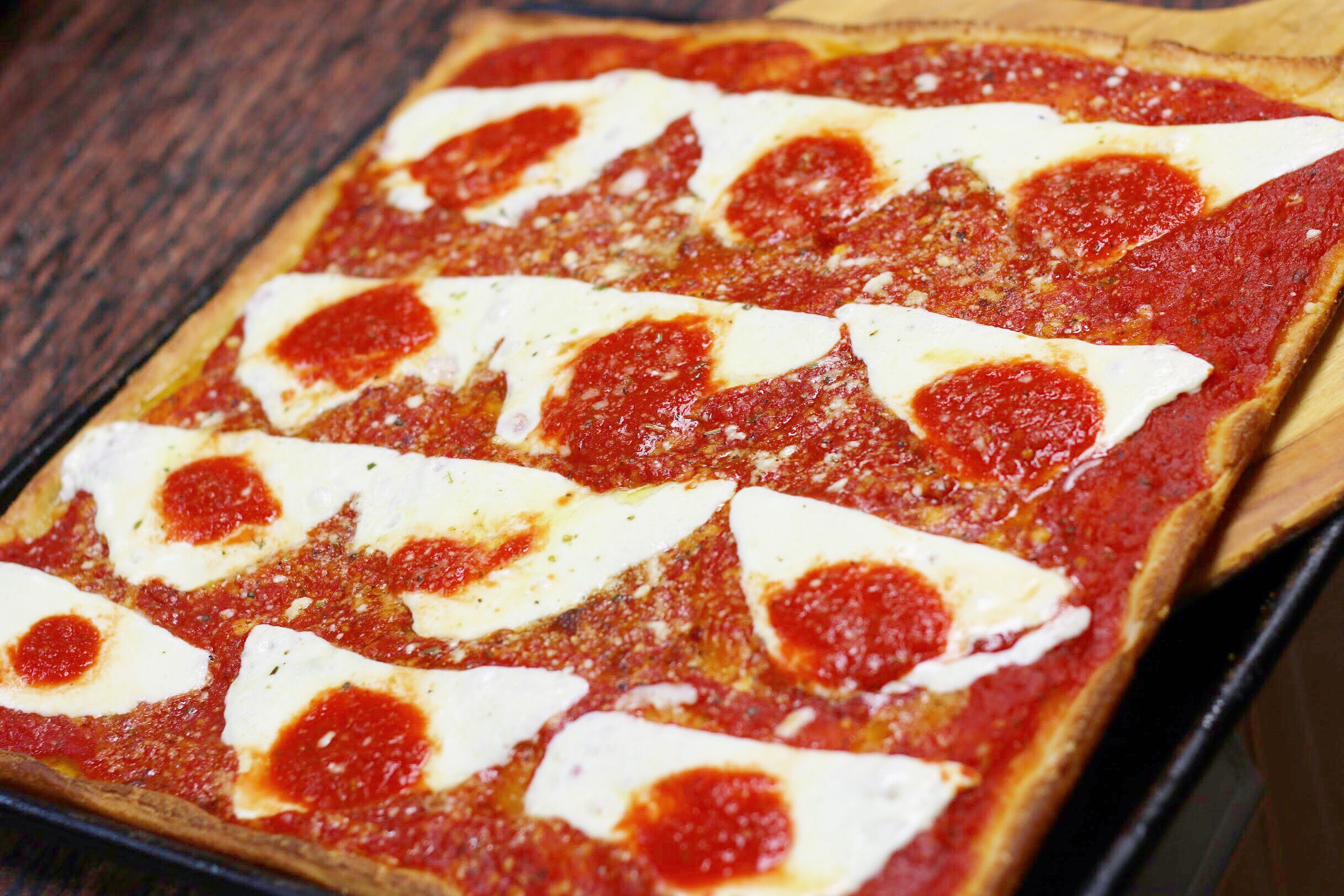 Sicilian Traditional Cheese Pizza