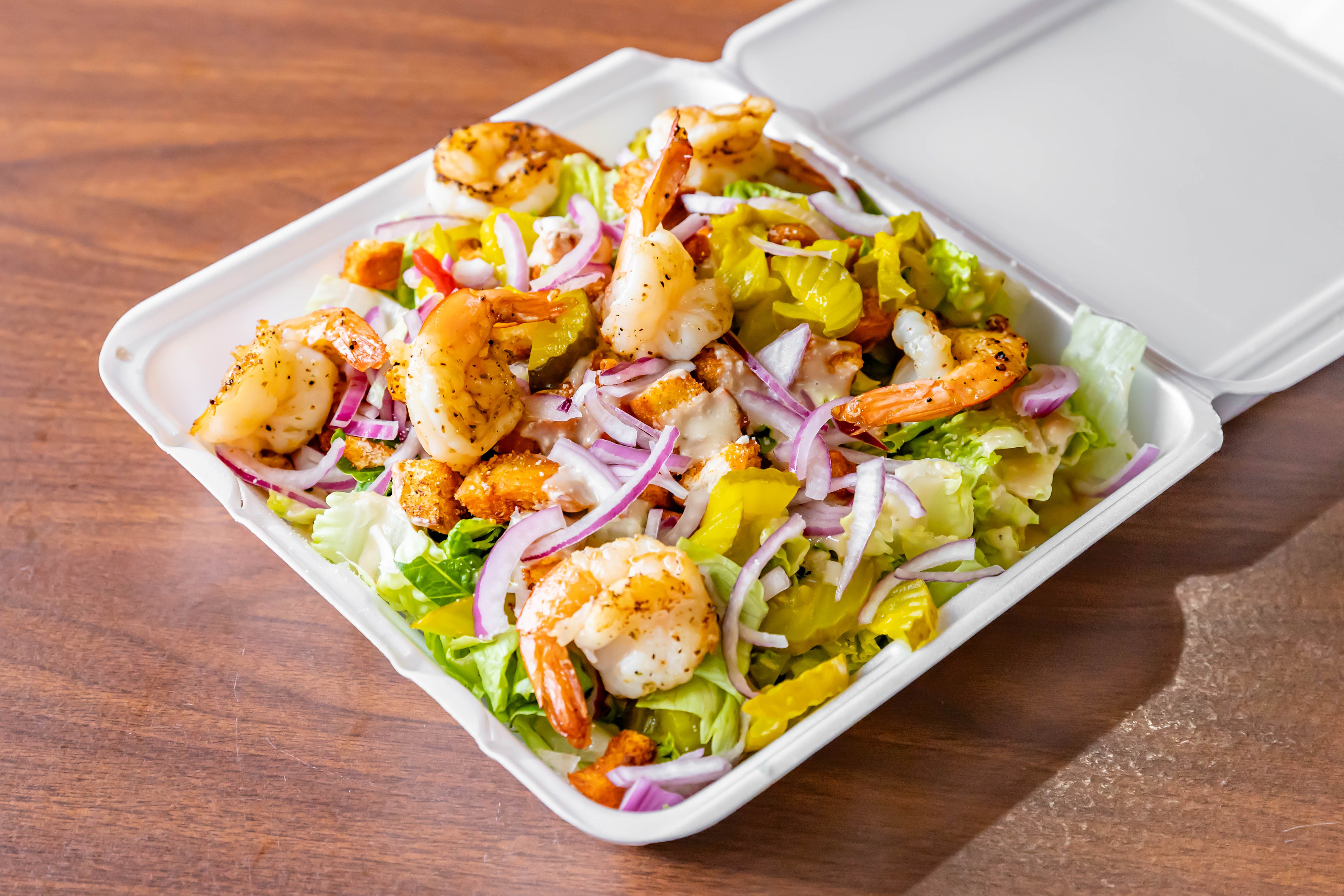 Grilled Shrimp Caesar Salad