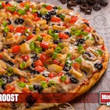 Robbers Roost with White Creamy Garlic Sauce Pizza