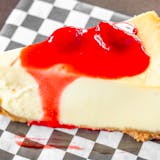 Cheese Cake with Strawberry Topping