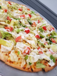 Taco Cauliflower Crust Pizza