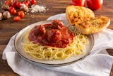 Pasta with Meatballs (3 Meatballs)