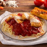 Chicken Parmigiana with Spaghettini