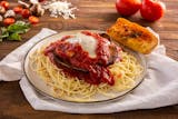 Eggplant Parmigiana with Spaghettini