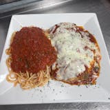 Baked Eggplant Parmigiana Lunch