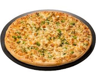 Chicken Broccoli Alfredo Pizza