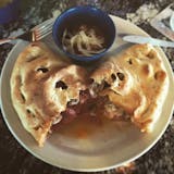 The Blue Onion Calzone