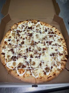 Chicken Bacon Ranch Pizza