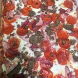 All Meat Sicilian Square Pizza