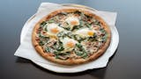 Eggs Florentine Pizza