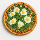 Eggs Florentine Pizza