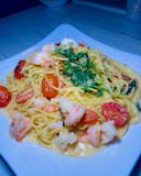 Shrimp Linguine Mollicata