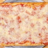 Sicilian Cheese Pizza Slice & toppings