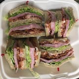 Double Decker Ham Club Sandwich