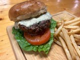 Blackened Patty Burger with Blue Cheese