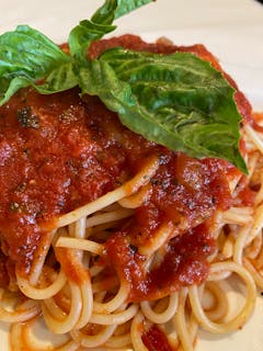 Pasta with Sauce