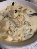 White Clam Chowder Soup (Friday, Saturday and Sundays only)