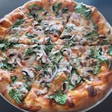 Spinach & Mushroom Pizza