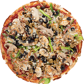 Fresh Vegetable Pizza
