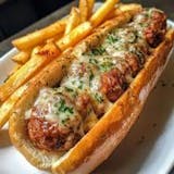 Meatball Sandwich w/ Fries