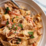 Pappardelle in Cognac Cream Sauce
