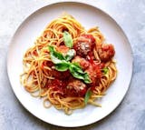 Homemade Pasta & Meatballs
