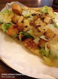 Grilled Chicken Caesar Salad Pizza