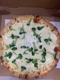 White Pizza with Broccoli