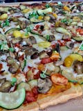 Veggie Lover's Square Pizza Slice