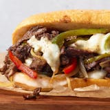 Philly Cheese Steak with Everything Sandwich