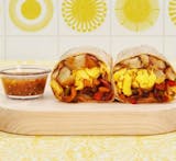 Fajita Veggie Breakfast Burrito